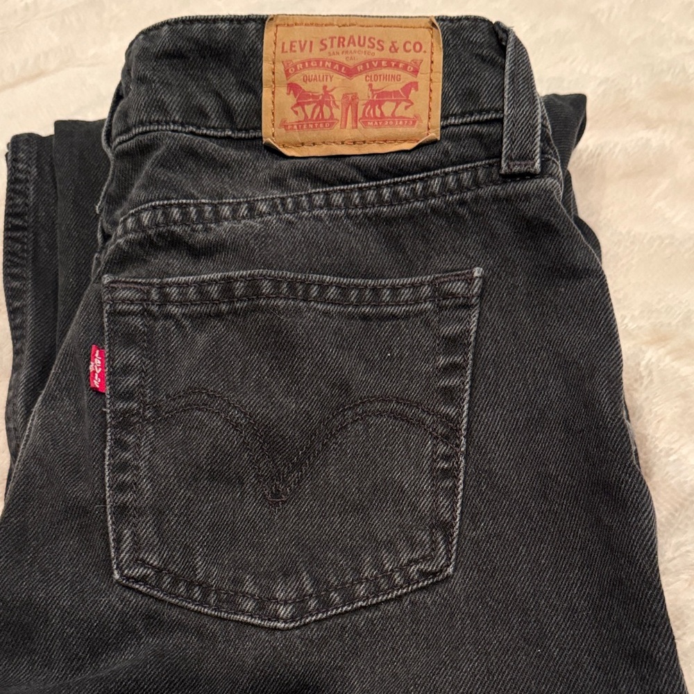 Levi's “Superlow”  wide leg/ bootcut jeans. Size 26